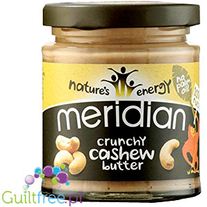 Meridian crunchy cashew butter 100% nuts 