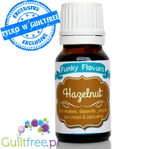 Funky Flavors Hazelnut for shakes, desserts, yoghurt, ice cream & pancakes
