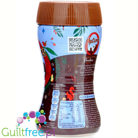 Options Belgian Choc, Praline - praline drinking chocolate 39kcal Limited Edition