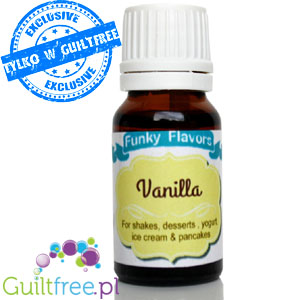 Funky Flavors Vanilla for shakes, desserts, yoghurt, ice cream & pancakes 