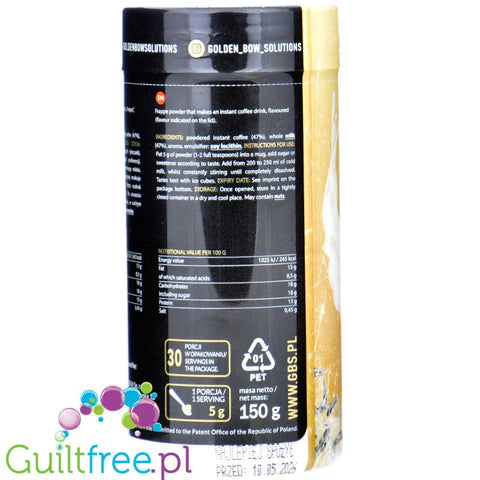 GBS Angelo Frappe Ice cream Salted caramel ice cream - instant coffee with extra caffeine