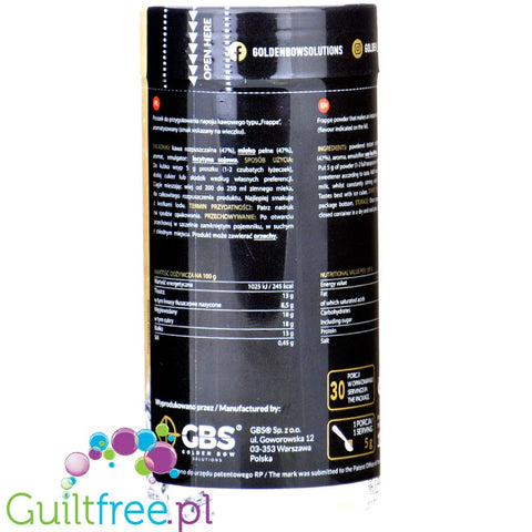 GBS Angelo Frappe Ice cream Salted caramel ice cream - instant coffee with extra caffeine