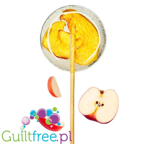 TimPops Jabłko 4cm - naturalny lizak bez cukru z kawałkami owoców 39kcal