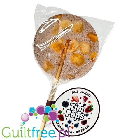 Tim Pops Chocolate-Nut - sugar-free lollipop