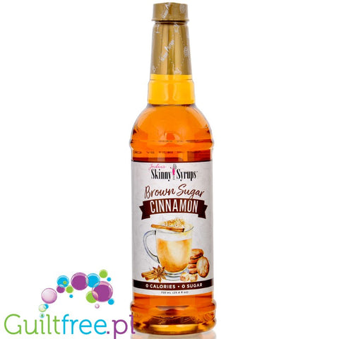 Jordan's Skinny Syrups Brown Sugar Cinnamon - syrop zero kalorii do kawy, smak Cynamon & Brązowy Cukier