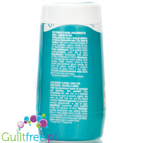 Max Protein Yummy Flavors Edulcorante - sweetener, sugar-free powder 0kcal, 28 times sweeter than sugar