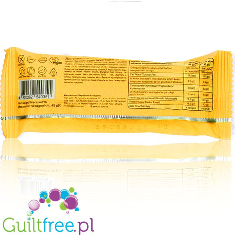 FIZI Keto Banana & Peanut - vegan gluten-free protein bar with nuts and banana