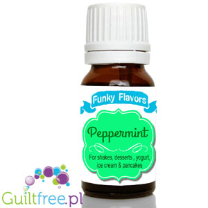 Funky Flavors Peppermint for shakes, desserts, yoghurt, ice cream & pancakes