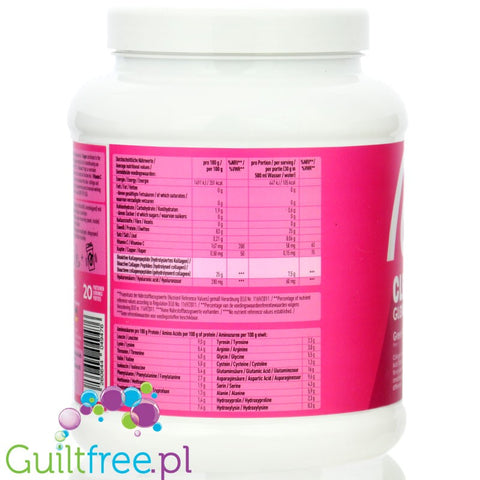 More Nutrition Clear Glow Peptides Lemon Iced Tea - clear protein conditioner with stevia formula for skin