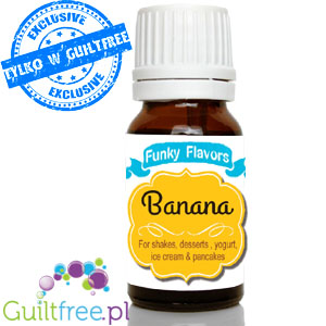 Funky Flavors Banana for shakes, desserts, yoghurt, ice cream & pancakes 