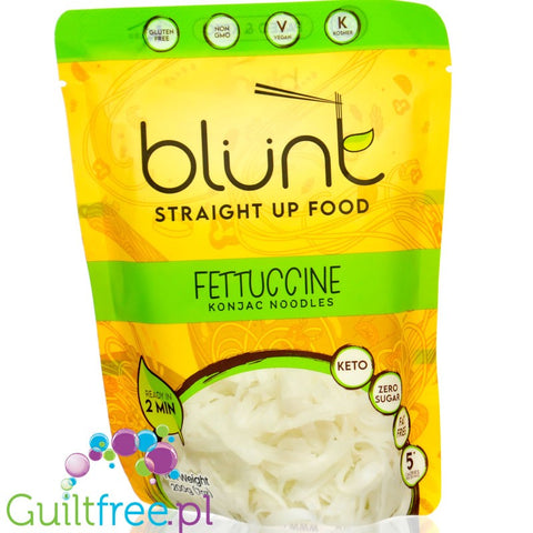 Blunt Konjac Noodles Fettuccine 200g - makaron shirataki konjak 5kcal, szerokie wstążki