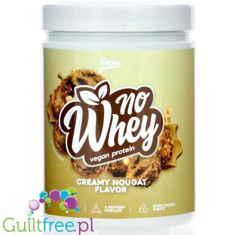 Rocka Nutrition Protein Shake Creamy Nougat 300g - wegańska odżywka białkowa 5 źródeł białka