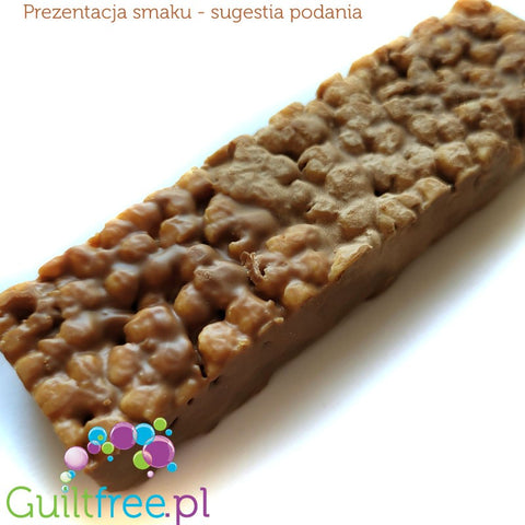 Dieti Snack Crispy Coconut Bar - 138kcal & 12g białka - chrupiący baton kokosowy w polewie