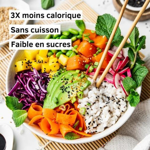 Liv Happy Food Konjac Sticky Rice 53kcal - bezglutenowy 'ryż' shirataki do niskokalorycznego sushi i risotto