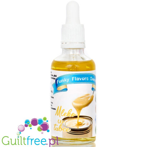 Funky Flavors Sweet Condensed Milk - sweetened, liquid, sugar & fat free food flavoring