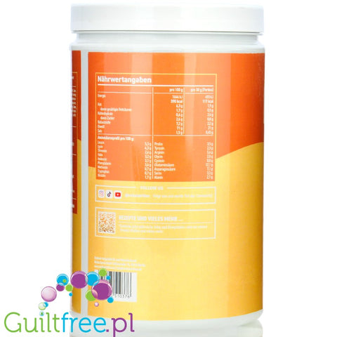 Rocka Nutrition Protein Shake Hazelnut Cream 1kg - vegan protein shake with 5 sources of plant protein without sugar.