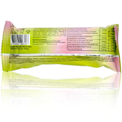 FIZI Birthday Cake - a vegan gluten-free bar with cherry cookie flavor