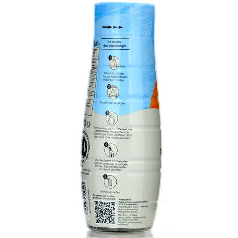 Lipton Peach SodaStream No Sugar - syrop & koncentrat do wody bez cukru i kalorii 440ml, brzoskwiniowa mrożona herbata