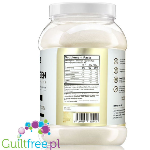 BeKeto™ Collagen + MCT (French Vanilla) 800g - kolagen & MCT w proszku z erytrolem