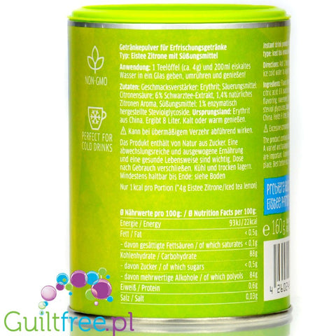 Xucker Iced Tea Lemon 1kcal - sugar-free instant iced tea with stevia and erythrol for 8L