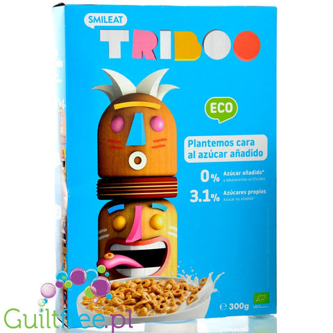 Triboo Smileat Bio - kółeczka wielozbożowe bez cukru 13% białka & 12% błonnika