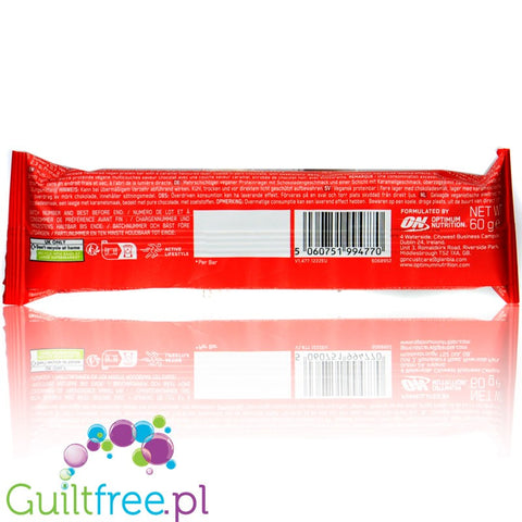 Optimum Nutrition Plant Bar Double Rich Chocolate - wegański baton białkowy 0,5g cukru