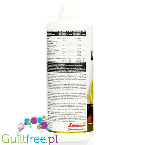 Vital Drink Lemon Ice Tea 1L - sugar-free concentrate with B vitamins, flavor Iced Lemon Tea