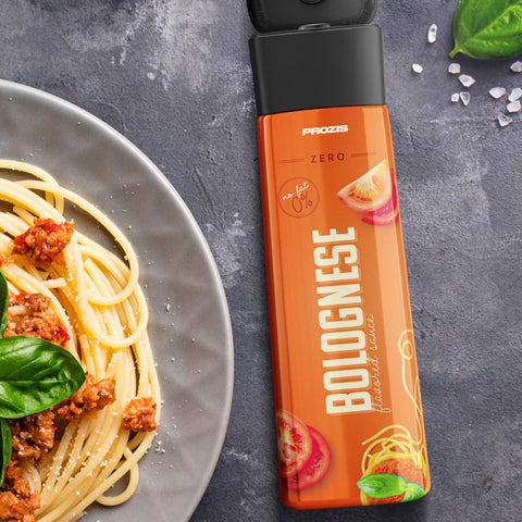 Prozis Sauce Zero, Bolognese - niskokaloryczny sos pomidorowy do makaronu, bez tłuszczu