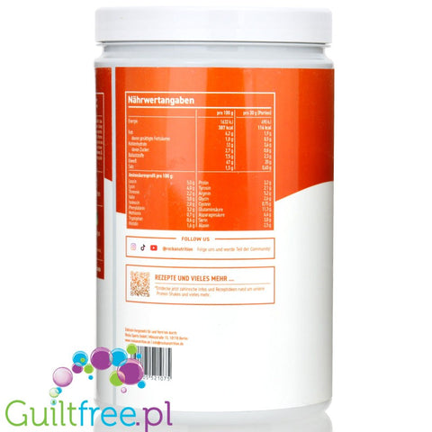Rocka Nutrition Protein Shake Vanilla Caramel Latte - wegańska odżywka białkowa 5 źródeł białka, Latte Karmelowo-Waniliowe