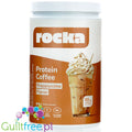 Rocka Nutrition Protein Coffee Frappuccino 1kg - vegan protein coffee 80mg caffeine, from 4 sources of plant protein without sug