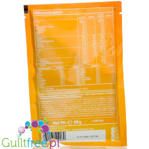 Rocka Nutrition All in One Vanilla Cookie 58g - wegańska odżywka proteinowa (witaminy, minerały, kreatyna, cholina & Omega-3)