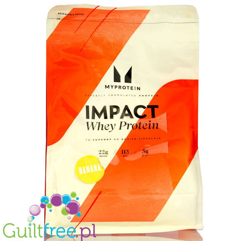 MyProtein Impact Whey - Banana protein 1kg