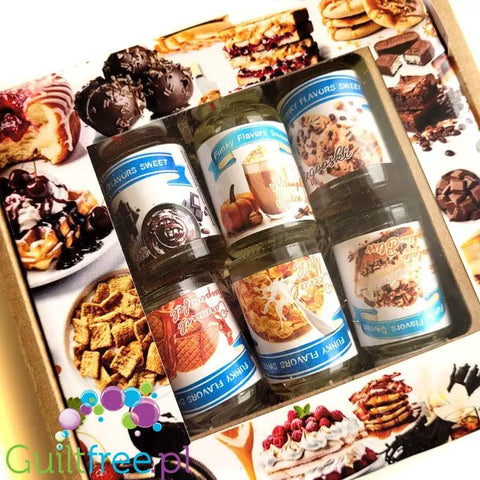 Funky Flavors Sweet 6 x 10ml, Set Testerski Jesieniarski VIBE