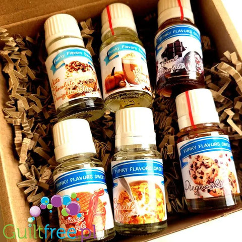 Funky Flavors Sweet 6 x 10ml, Set Testerski Jesieniarski VIBE