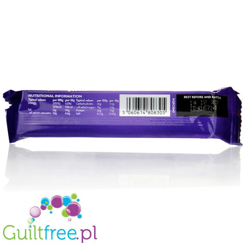 Skinny Food Milk Chocaholic Smooth Bar - a milk chocolate protein bar with no added sugar