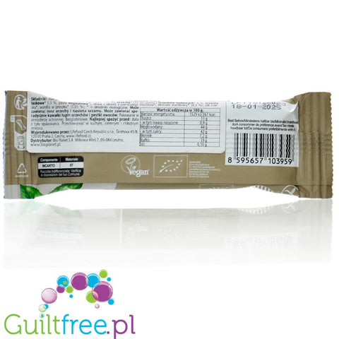 LifeFood High Protein Nut & Vanilla - organic vegan protein bar with hazelnuts and vanilla
