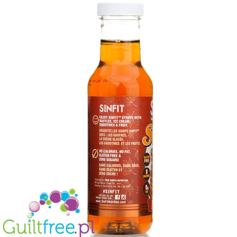 Sinfit Syrup Maple-flavored pancake syrup without sugar, fat or calories