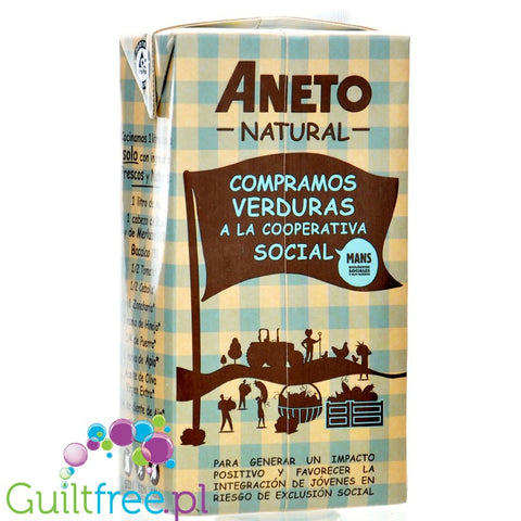 Aneto Natural Bulion Rybny 1L - wolno gotowany bulion z żabnicy i dorsza z warzywami 7kcal