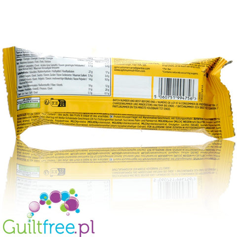 Optimum Protein Crisp Bar Marshmallow - chrupiący baton białkowy, Marshmallow & Biała Czekolada
