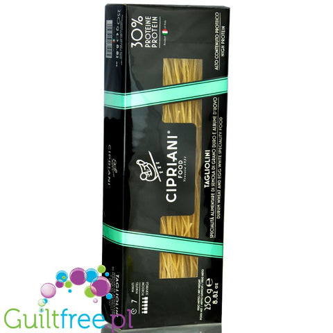Cipriani Food Tagliolini Proteine - włoski makaron proteinowy z albuminą 30% białka