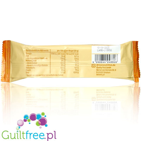 More Nutrition Protein Bar, Peanut Caramel - baton proteinowy bez cukru 16g białka Karmel, Czekolada & Orzeszki