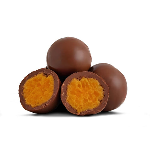 Raw Cocoa Mango in Creamy Chocolate - wegańskie mango w nie-mlecznej czekoladzie bez cukru i bez oleju palmowego