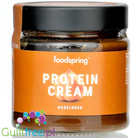 Foodspring Protein Cream Hazelnut - chocolate protein cream with hazelnuts without added sugar