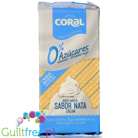 Nata's Coral Wafer - family cream waffles with no added sugar