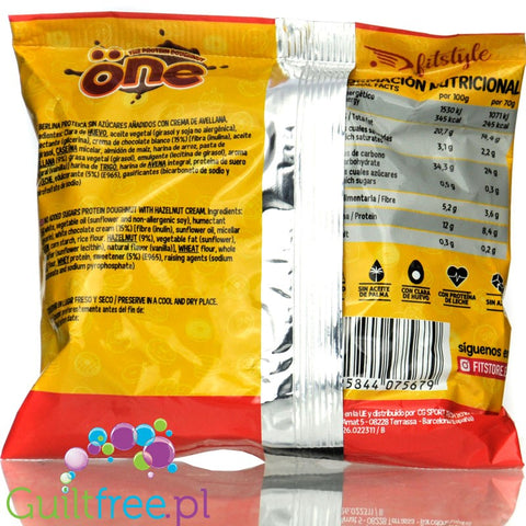 FitStyle Öne Dónut Proteico Praline - soft protein donut with praline filling without added sugar