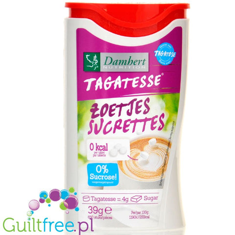 Tagatesse Sucrettes 0kcal - dyspenser 650 tabletek, słodzik zero  kalorii w pastylkach z tagatozą