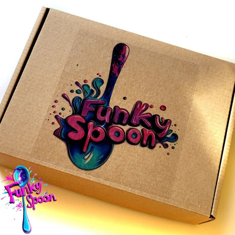 Funky Spoon grawerowana łyżka z afirmacją, Kobalt 14cm, You are Enough,