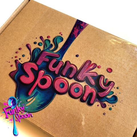 Funky Spoon grawerowana łyżeczka miarowa z klamrą uszczelniającą, Rose Gold