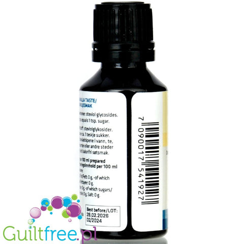 Sukrin Stevia Drops Dark Chocolate - chocolate sweetener in drops with stevia