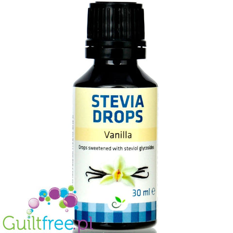Sukrin Stevia Drops Vanilla - vanilla flavor with stevia without sugar and calories